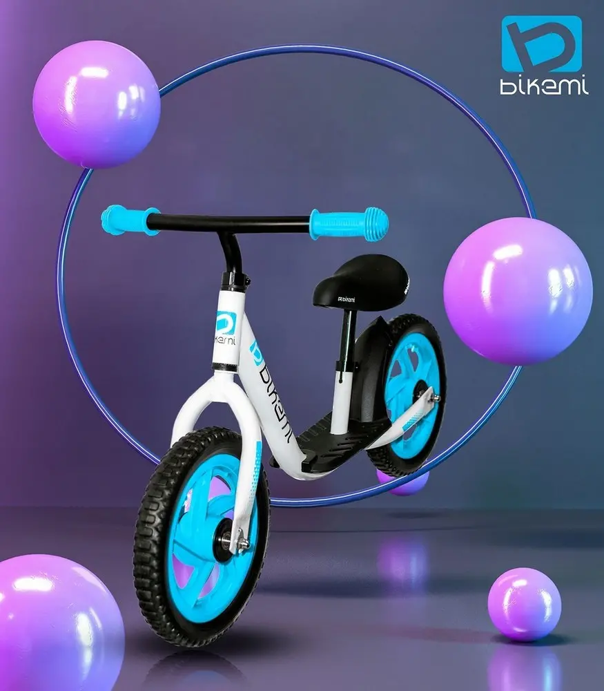 Bicicleta fara pedale|  pentru copii JUMI (Acvamarin)