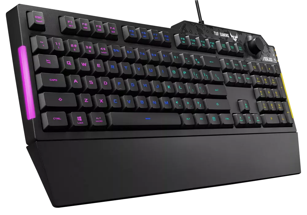 Клавиатура ASUS TUF Gaming K1, Проводное, Чёрный
