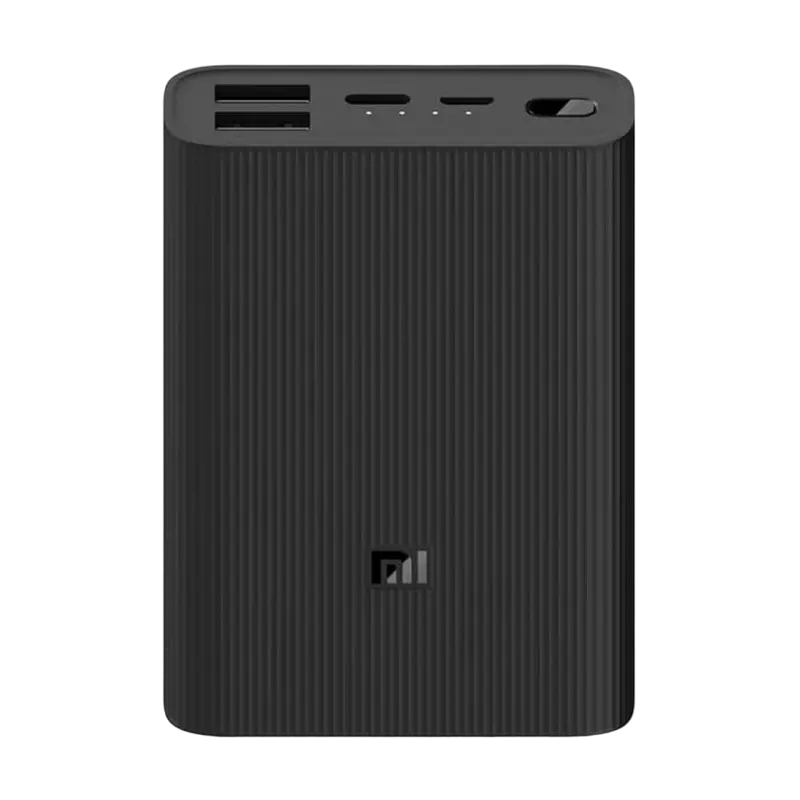 Портативное зарядное устройство Xiaomi Power Bank 3, 10000мА·ч, Чёрный