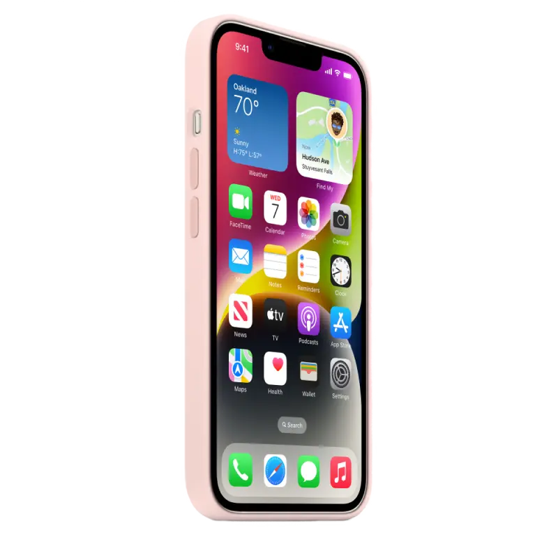 Husă Apple iPhone 14 MagSafe, Chalk Pink