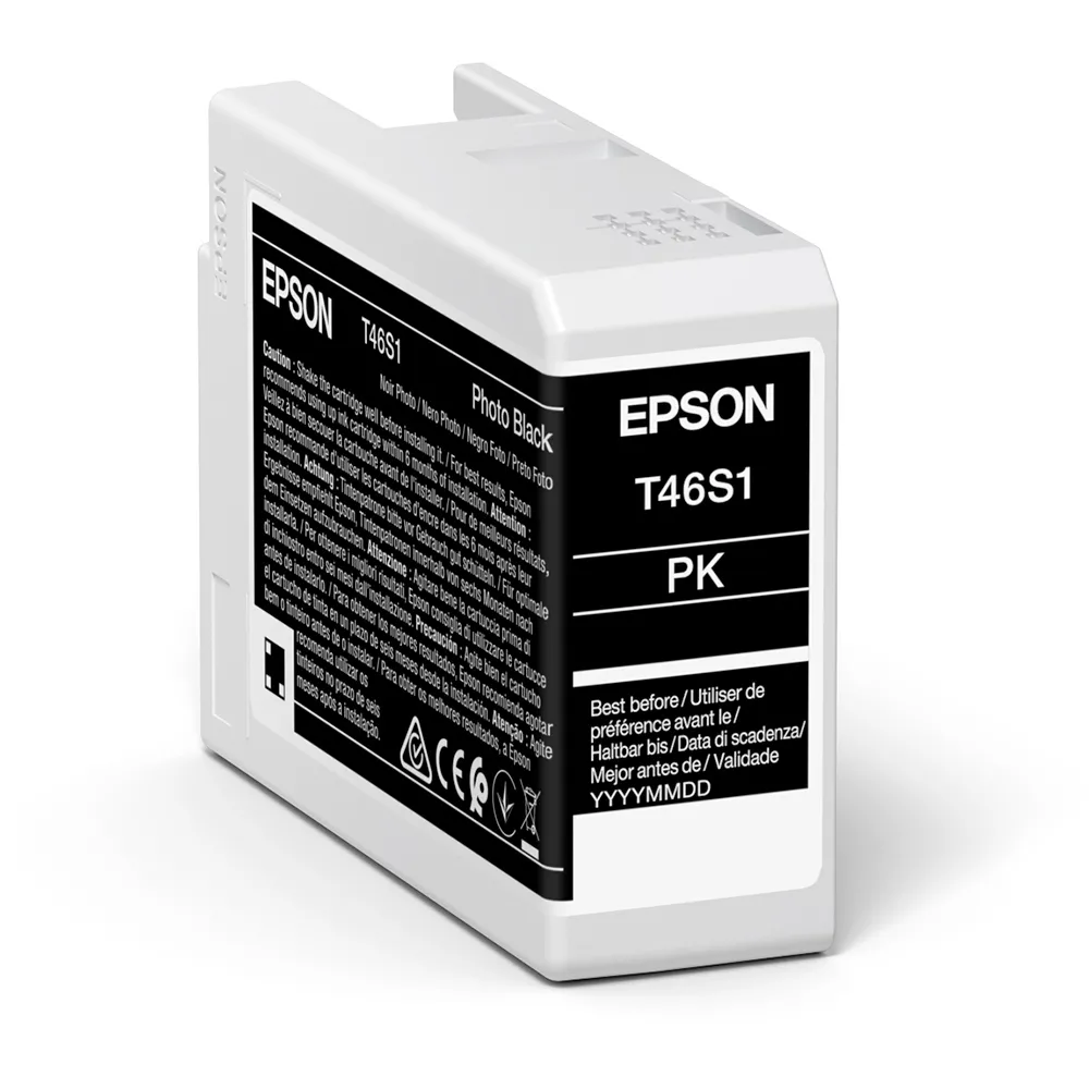 Cartuș de cerneală Epson T46S UltraChrome Pro 10, 25ml, Negru foto