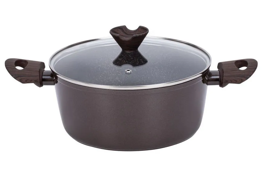 Кастрюля RESTO 93019, 4,7л, Коричневый