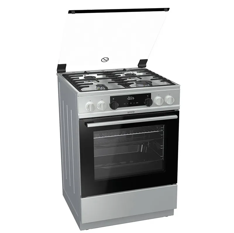Aragaz Mixt Gorenje K 634 X, Argintiu