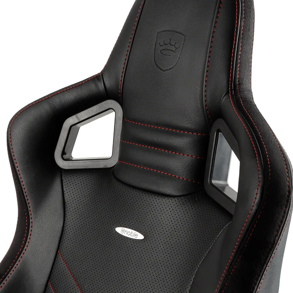 Gaming Chair Noble Epic NBL-PU-RED-002 Black/Red, User max load up to 120kg / height 165-180cm