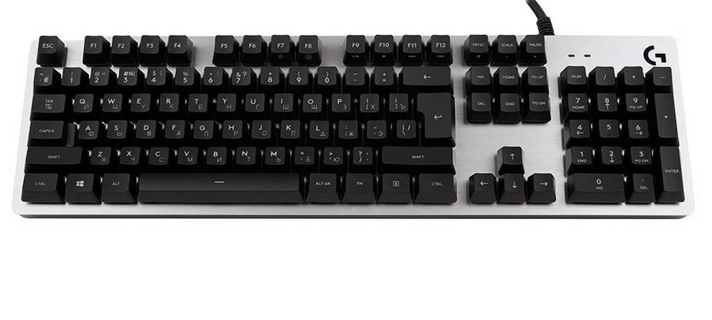 Клавиатура Logitech G413, Проводное, Серебристый