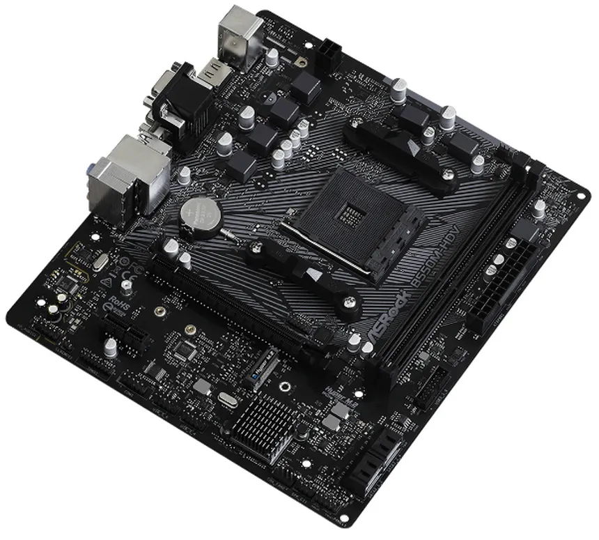 Материнская плата ASRock B550M-HDV, AM4, AMD B550, Micro-ATX