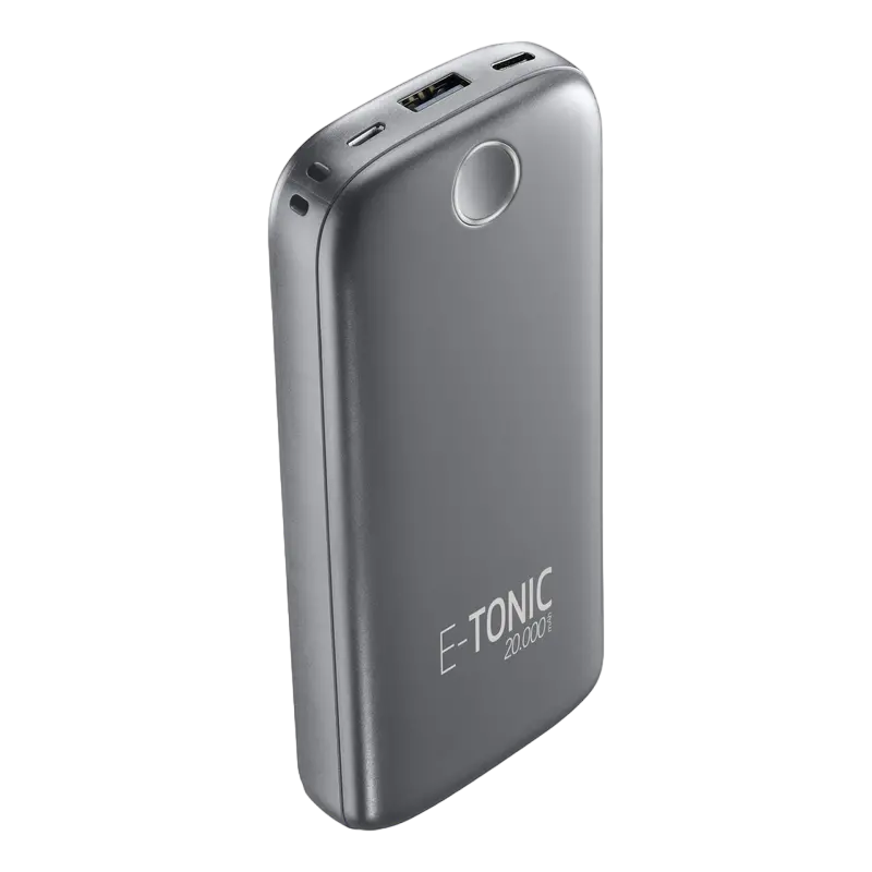 Acumulator extern Cellularline E-TONIC 20000, 20mAh, Negru