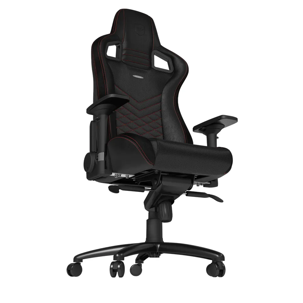 Gaming Chair Noble Epic NBL-PU-RED-002 Black/Red, User max load up to 120kg / height 165-180cm