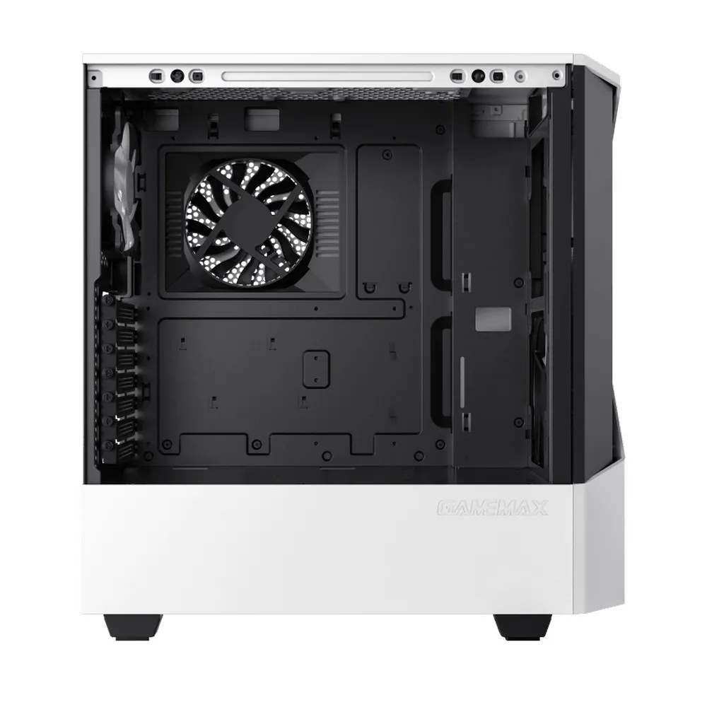 Carcasă PC Gamemax Contac COC, Midi-Tower, ATX, Alb/Negru