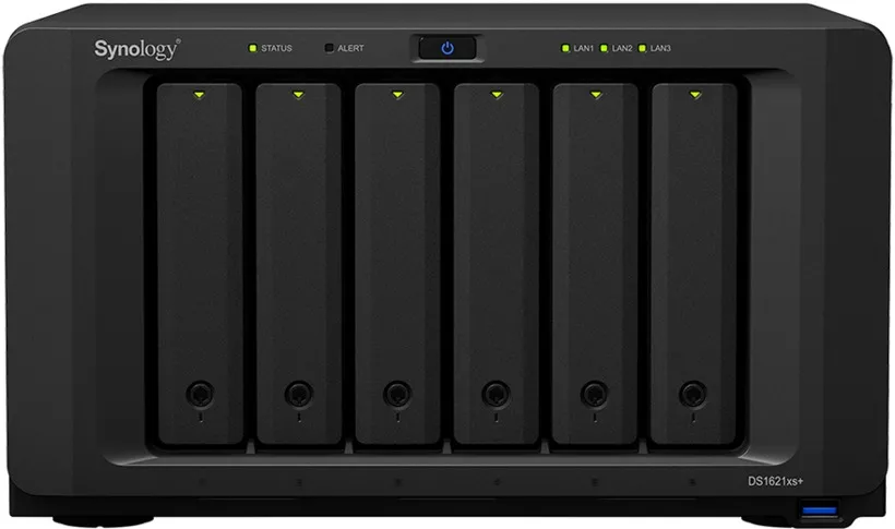 Сетевое хранилище SYNOLOGY DS1621xs+, Чёрный