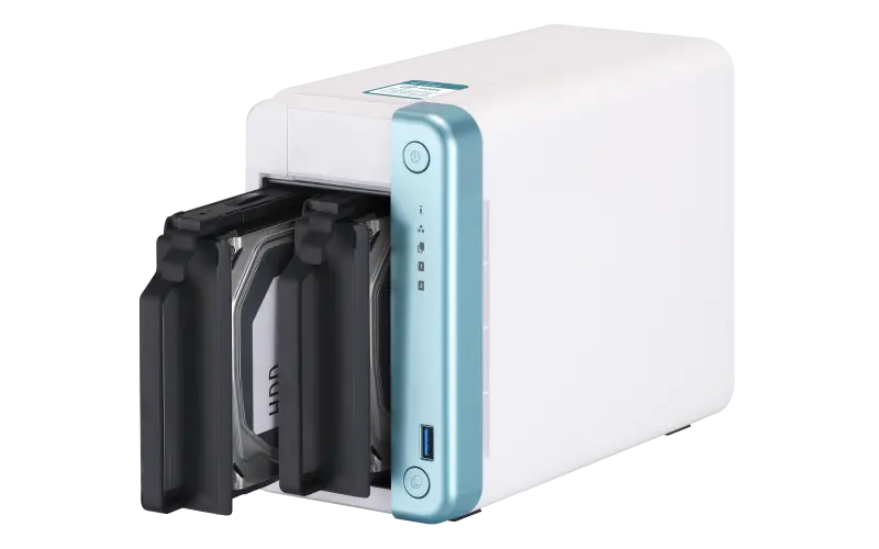 Сетевое хранилище Qnap TS-251D, Белый