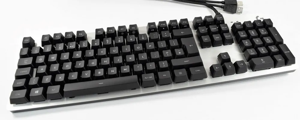Клавиатура Logitech G413, Проводное, Черный/Серебристый