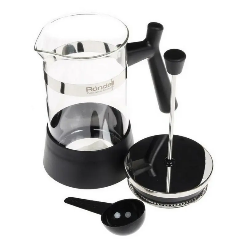 Френч-пресс Rondell RDS-426, 0,6л, Чёрный