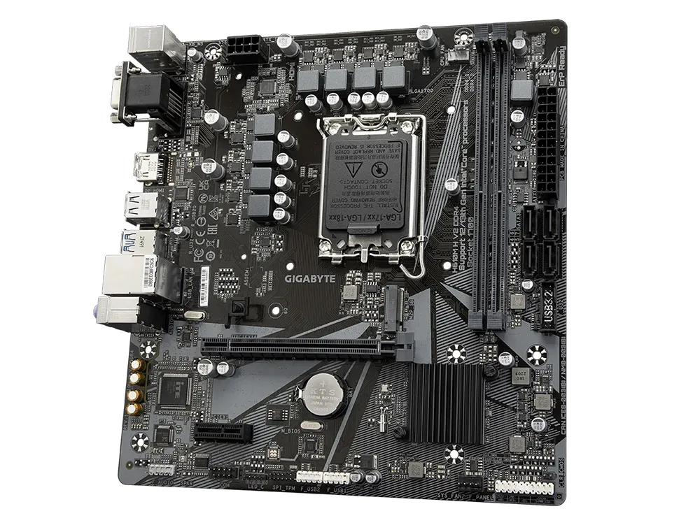 Материнская плата Gigabyte H610M H V2 DDR4, LGA1700, Intel H610, Micro-ATX