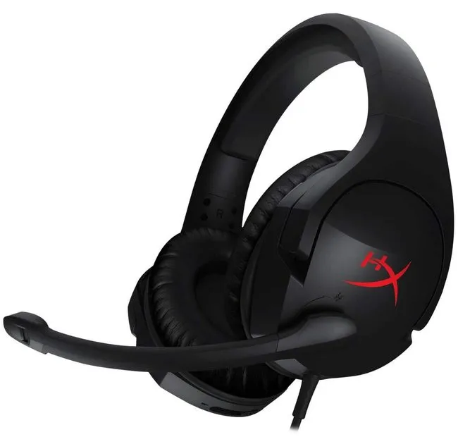 Căști gaming HyperX Cloud Stinger, Cu fir, Negru/Roșu