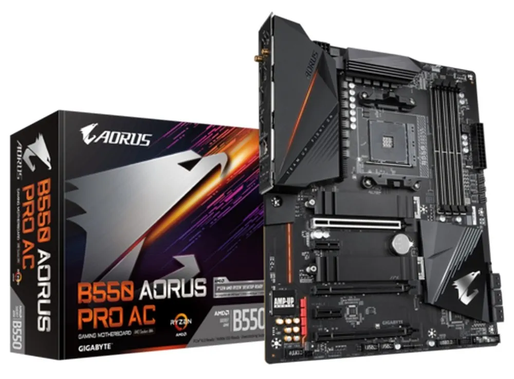 Материнская плата Gigabyte B550 AORUS PRO AC, AM4, AMD B550, ATX