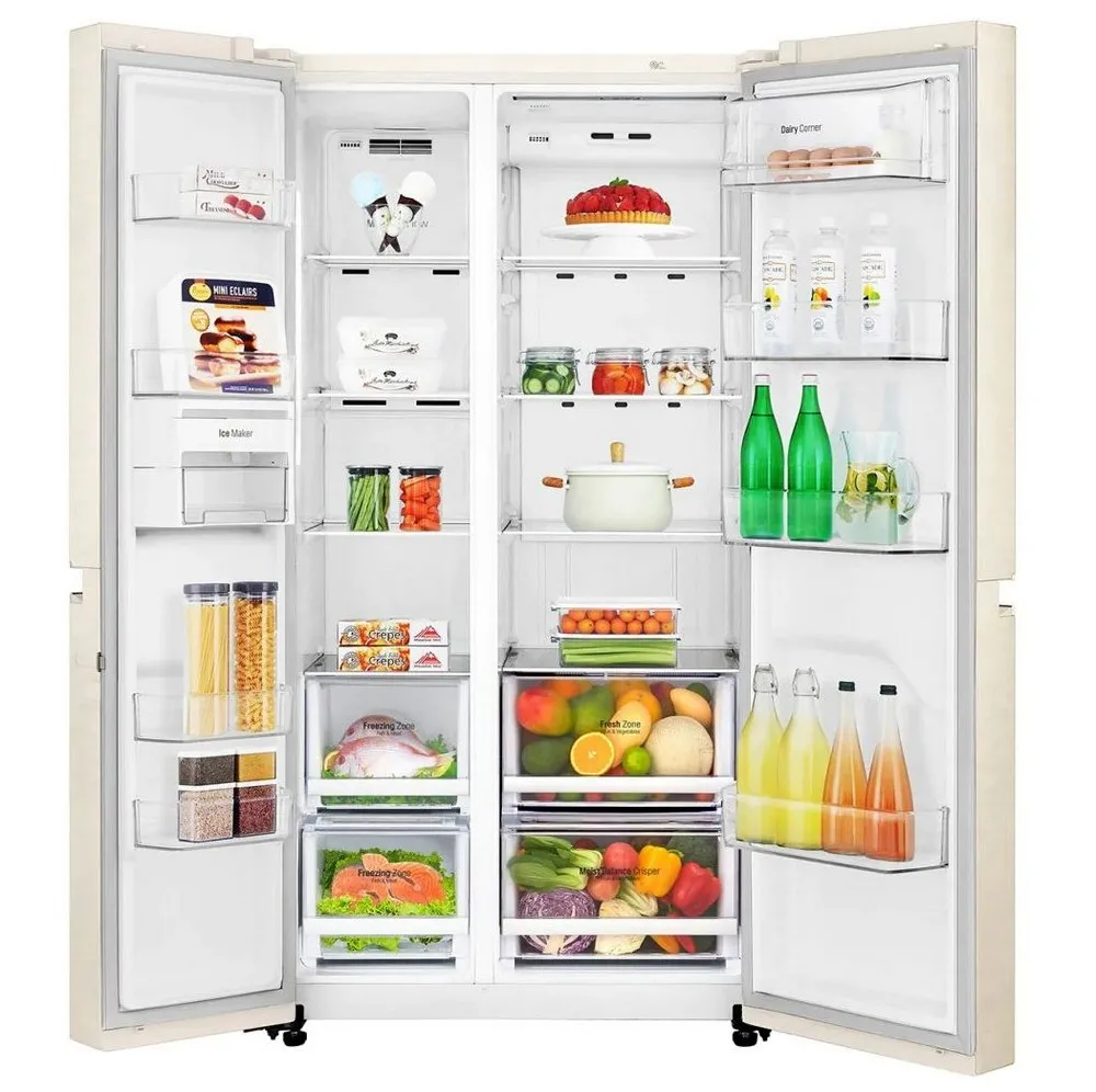 Frigider LG GC-B247SEDC, Bej