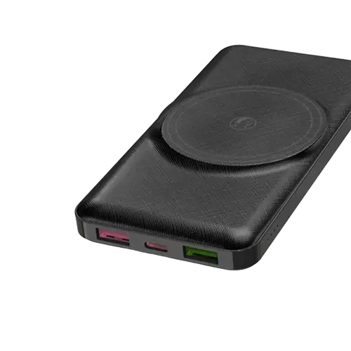 Wirelles Magnetic Power Bank XO 10000 mAh, Fast Charging, PD20W+QC22.5W+WIR15W, PR128 Black