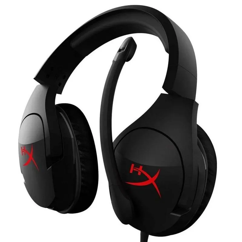 Căști gaming HyperX Cloud Stinger, Cu fir, Negru/Roșu