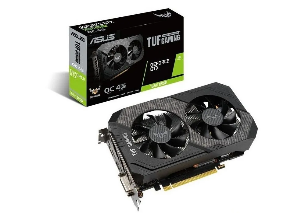 Видеокарта ASUS TUF-GTX1650S-O4G-GAMING, 4ГБ GDDR6 128бит
