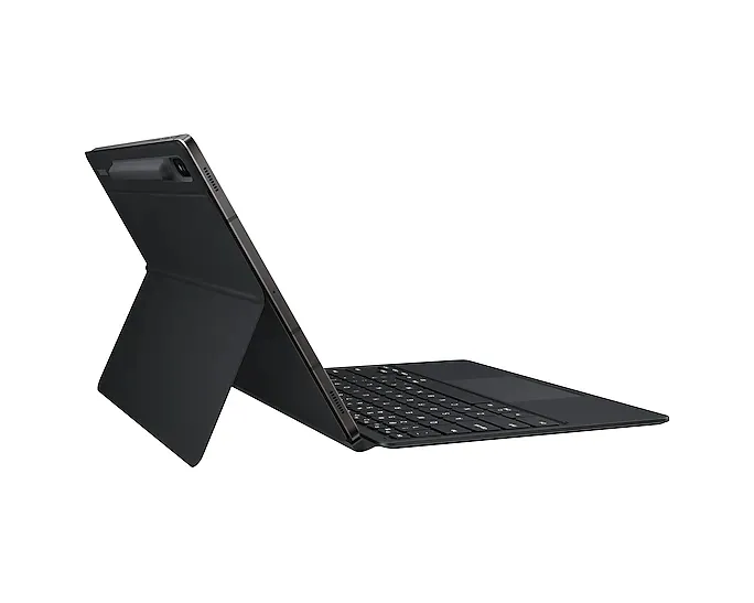 Geantă pentru Tabletă Samsung Galaxy Tab S7+ Book Cover Keyboard, 12,4", Poliuretan, Negru