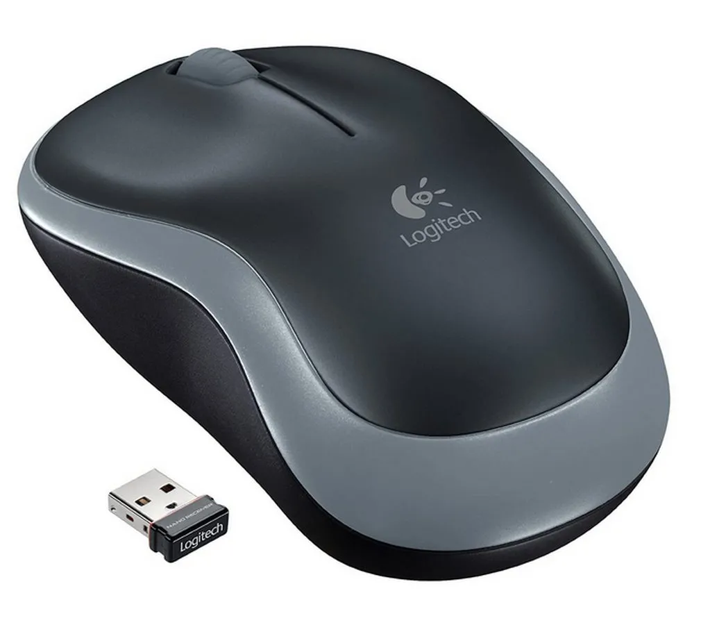 Беcпроводная мышь Logitech M185, Серый