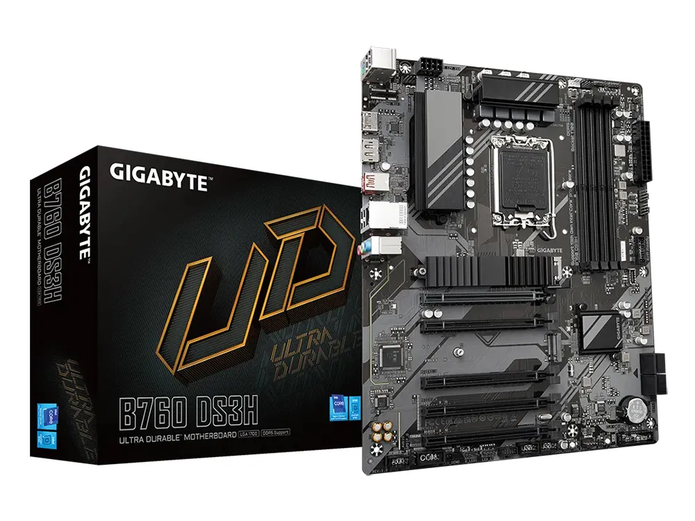 Материнская плата Gigabyte B760 DS3H, LGA1700, Intel B760, ATX