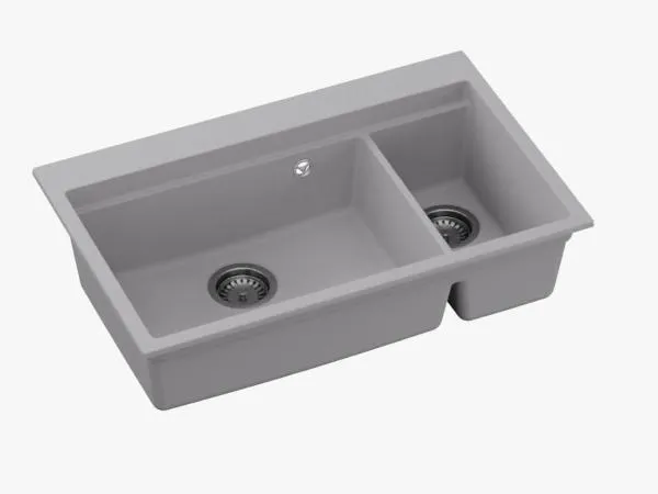 Кухонная мойка SanDonna  Magdalena 760 (Графит)