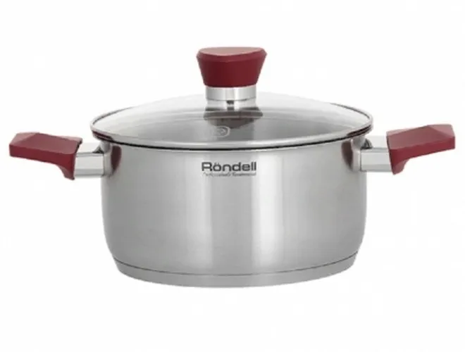 Набор посуды Rondell Strike, 20cm, Серебристый