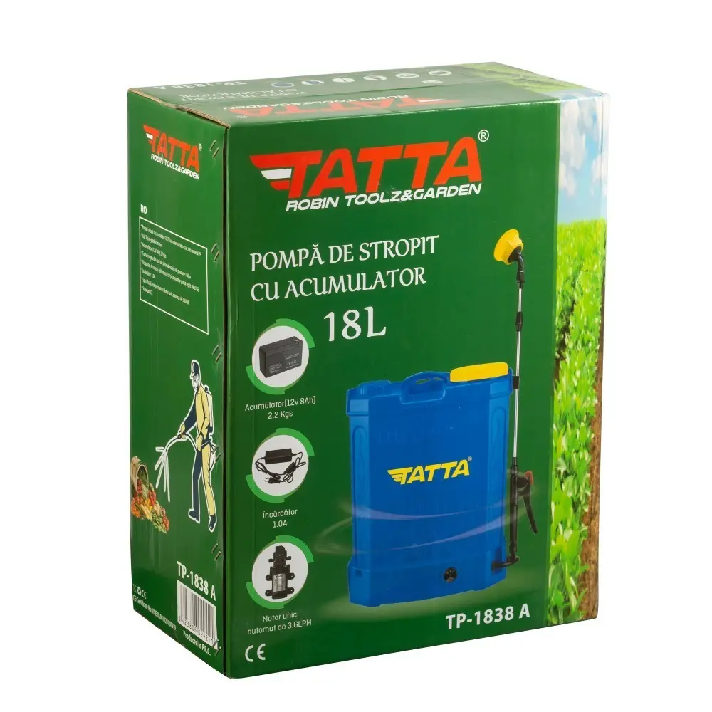 Опрыскиватель аккумуляторный Тatta ТP- 1838А 18Л