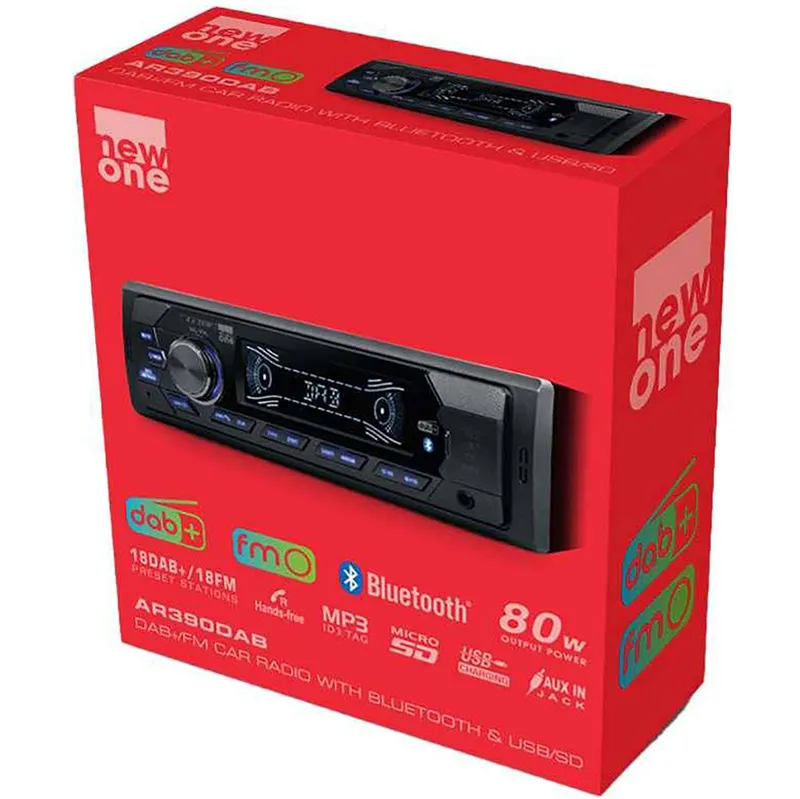Radio Auto New One AR 390 DAB, Negru