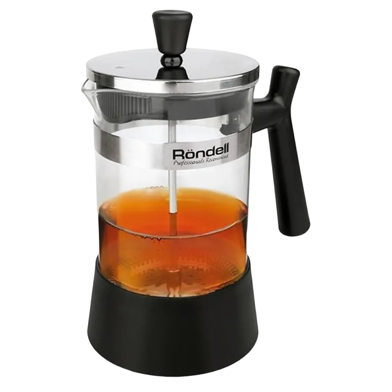 Френч-пресс Rondell RDS-426, 0,6л, Чёрный