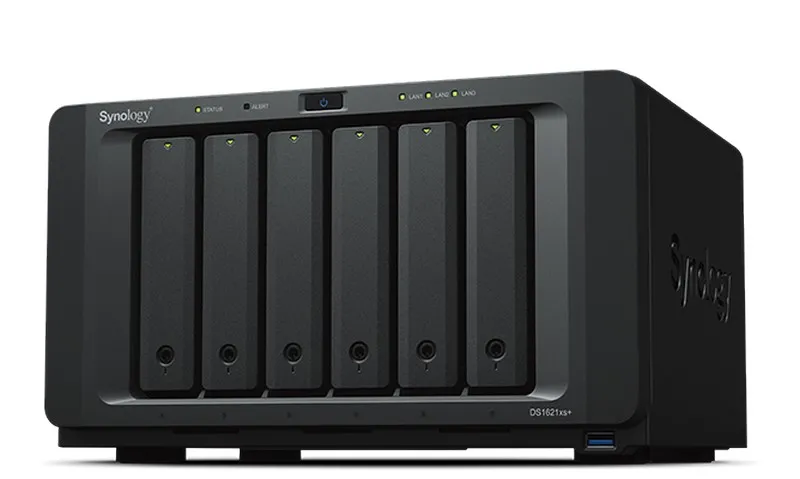 Сетевое хранилище SYNOLOGY DS1621xs+, Чёрный