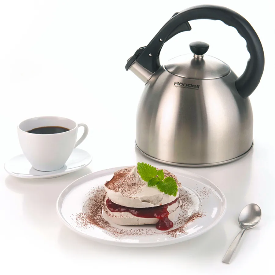 Ceainic Rondell Perfect, 2,2L, Argintiu