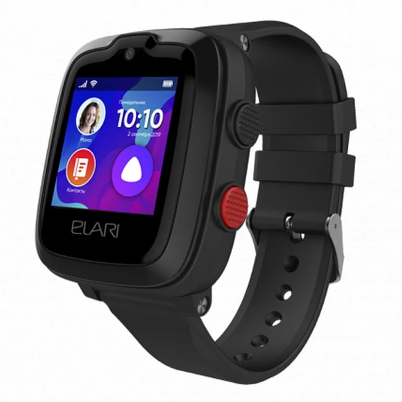 Ceas pentru copii Elari KidPhone 4G, Negru