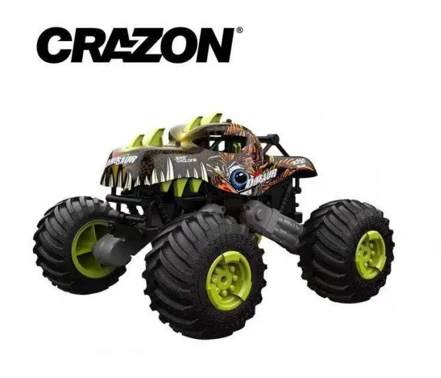 Jucărie cu telecomandă Crazon Oversize Wheel Cross-Road, 1:10, Verde (333-DJ19161)