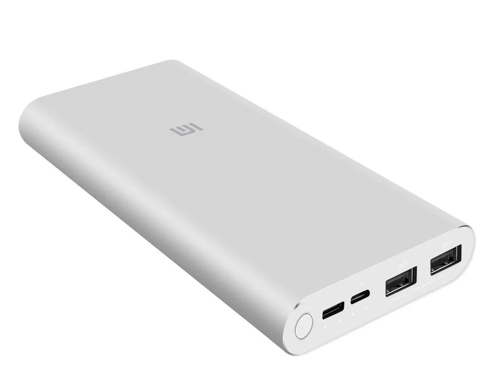 Acumulator extern Xiaomi Power Bank 3, 10000mAh, Argintiu