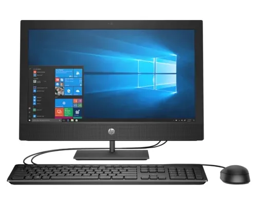 Computer All-in-One HP ProOne 400 G5, 20", Intel Core i5-9500T, 8GB/256GB, FreeDOS, Negru