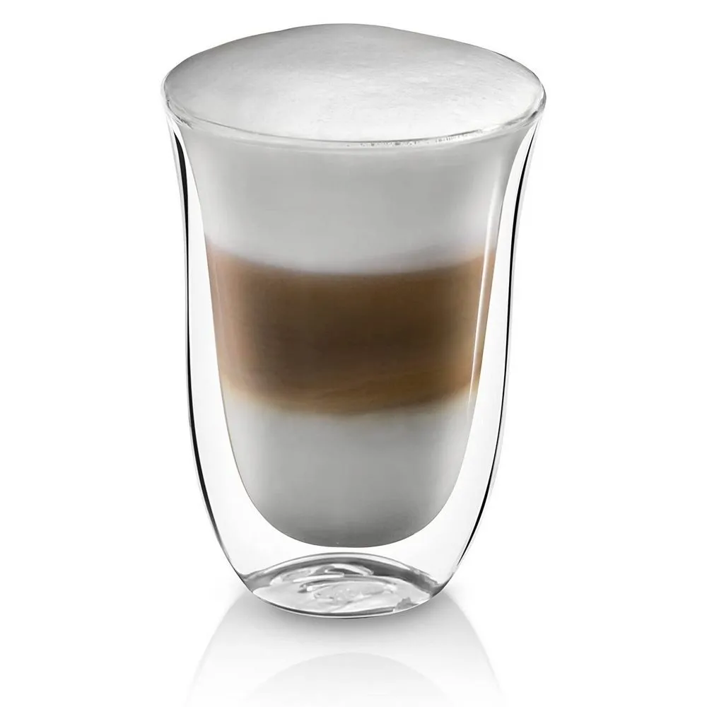 Стаканы для капучино De'Longhi 220ml 2pcs, Прозрачный