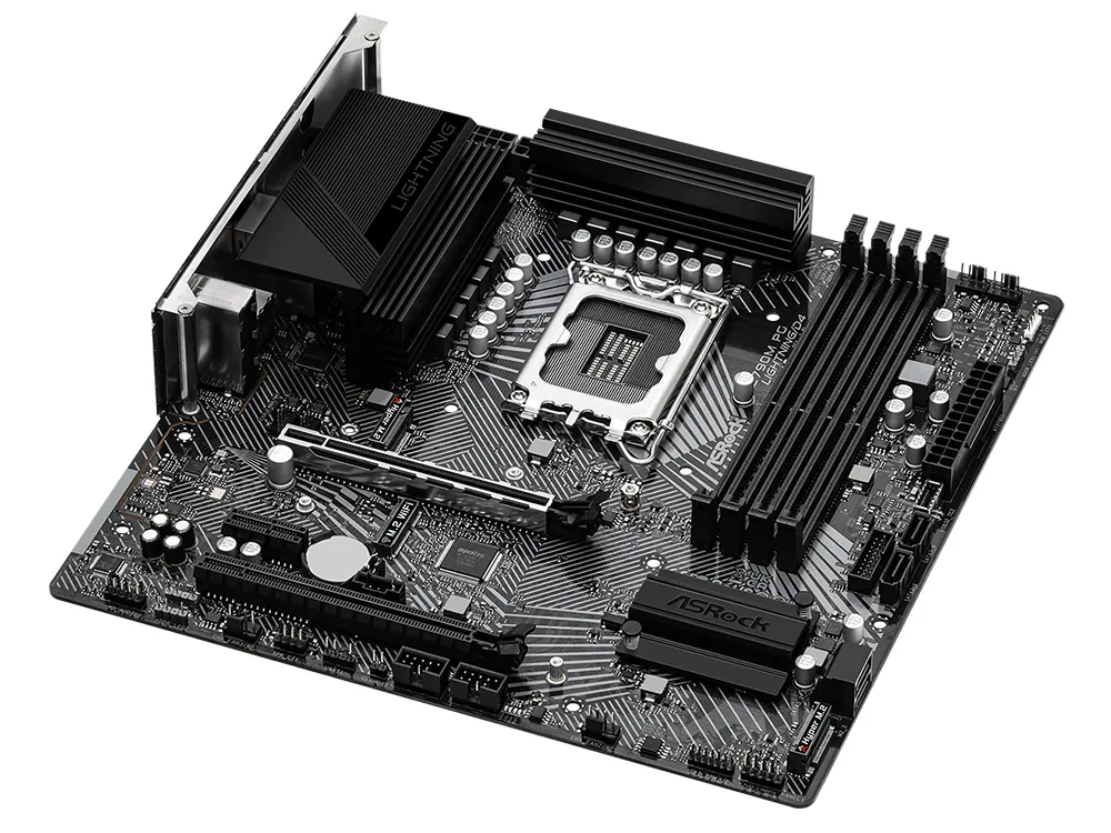 Материнская плата ASRock Z790M PG LIGHTNING/D4, LGA1700, Intel Z790, Micro-ATX