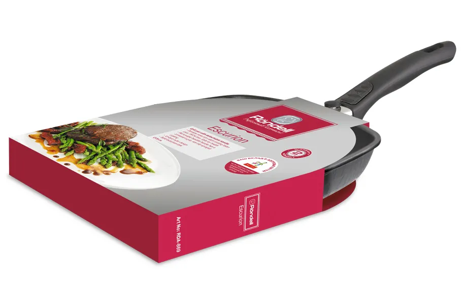 Сковорода-гриль Rondell RDA-869, 28см, Чёрный