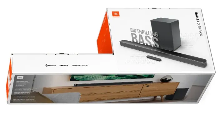 Саундбар JBL Bar 2.1, Чёрный