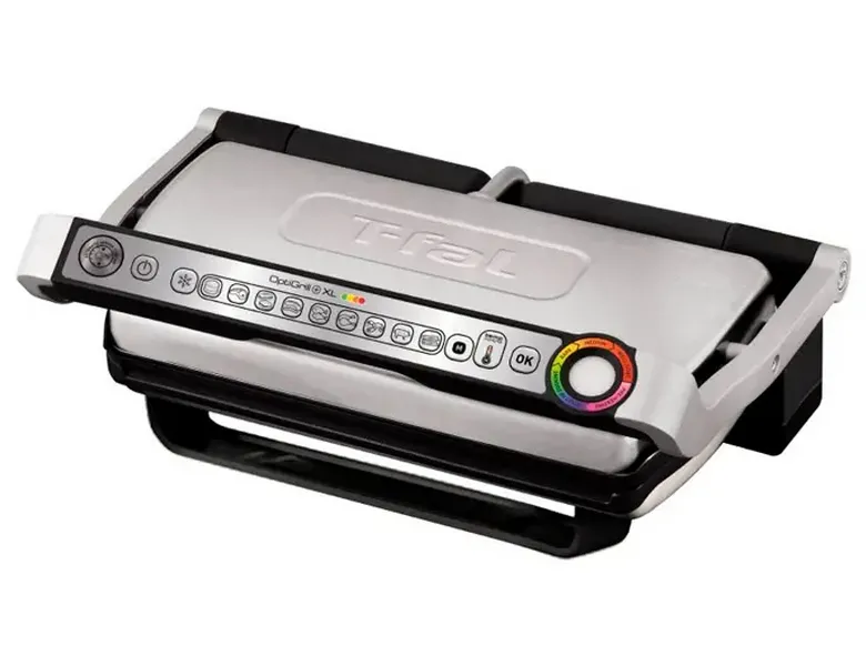 Grătar electric Tefal OptiGrill+ XL, 2000W, Argintiu