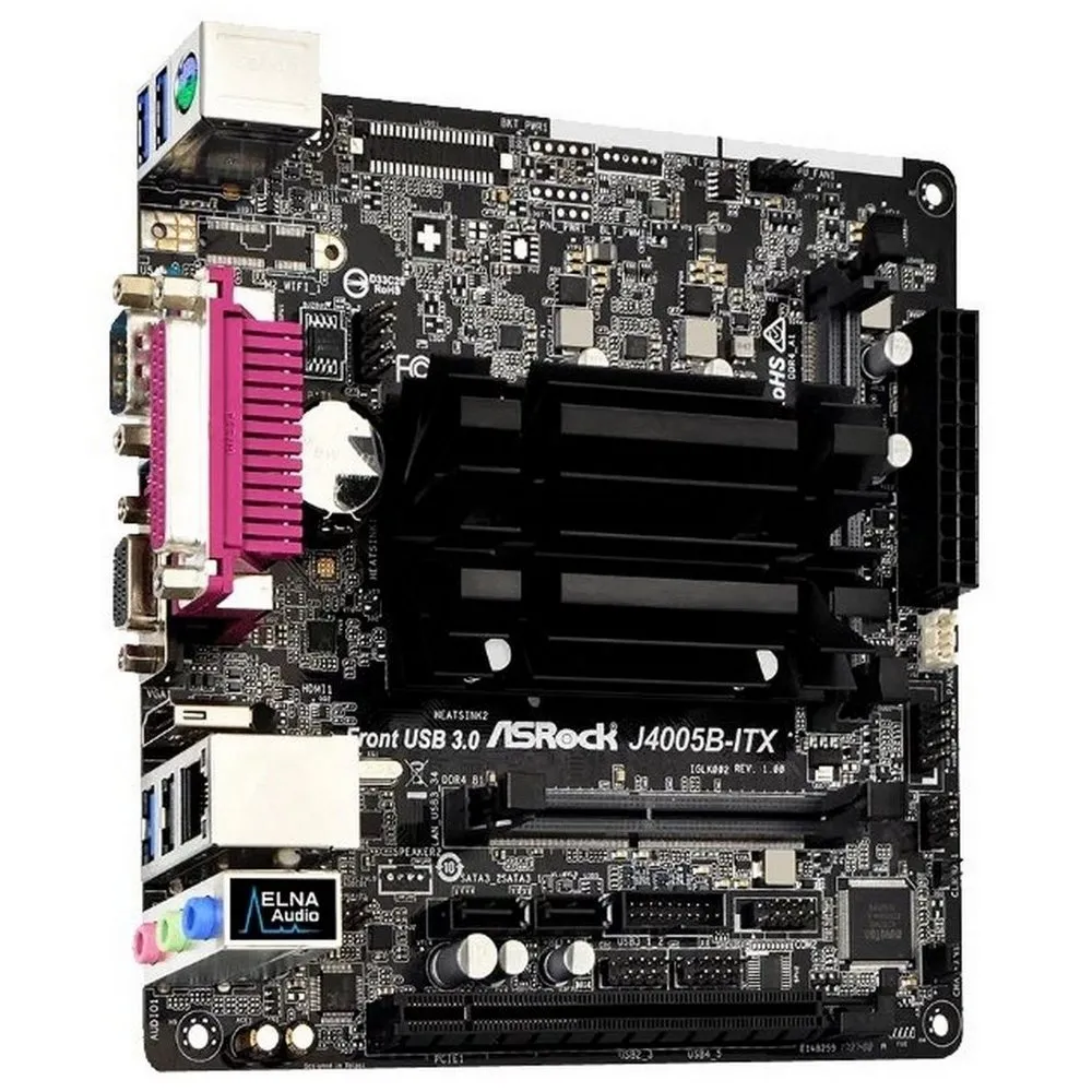 Материнская плата ASRock J4005B-ITX, Intel J4005, Mini-ITX