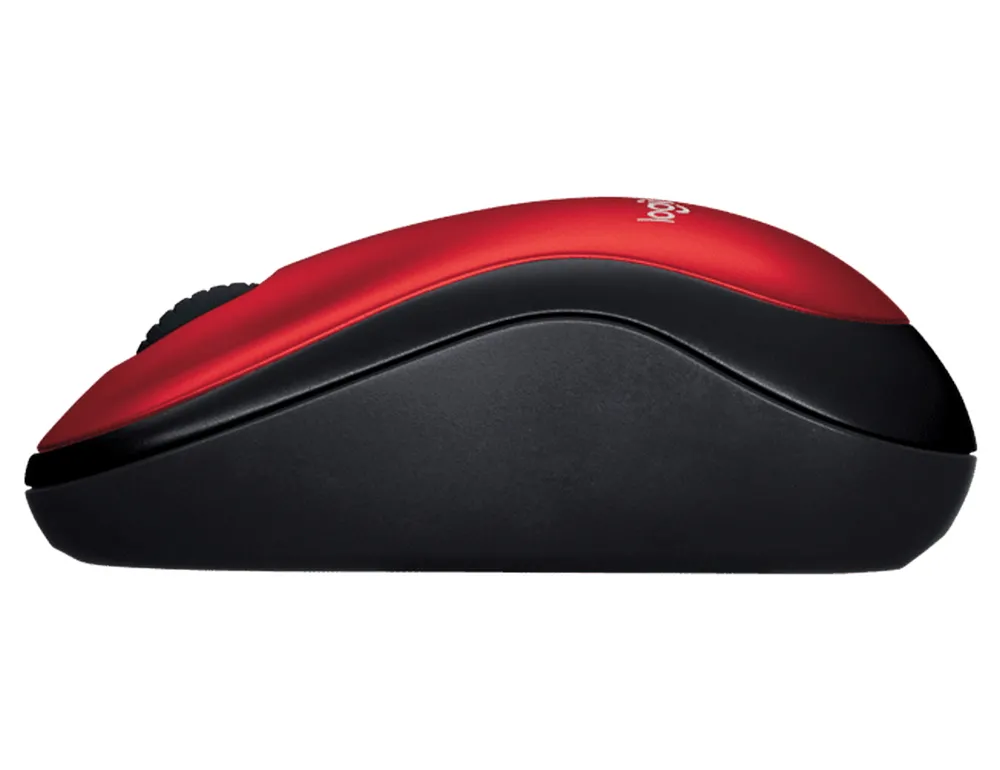 Беcпроводная мышь Logitech M185, Красный