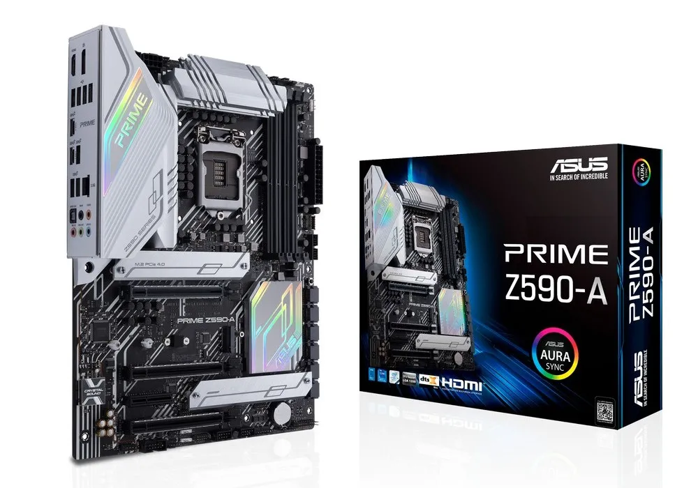 Материнская плата ASUS PRIME Z590-A, LGA1200, Intel Z590, ATX