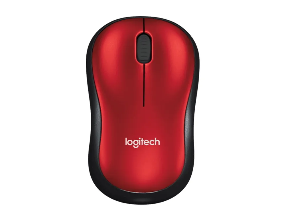 Беcпроводная мышь Logitech M185, Красный