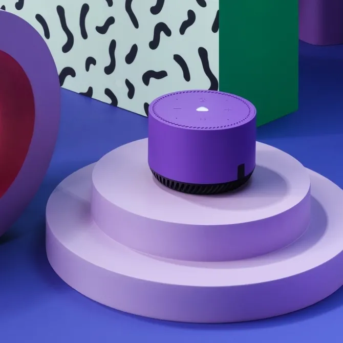 Портативная колонка Yandex YNDX-00025, Ультрафиолетовый