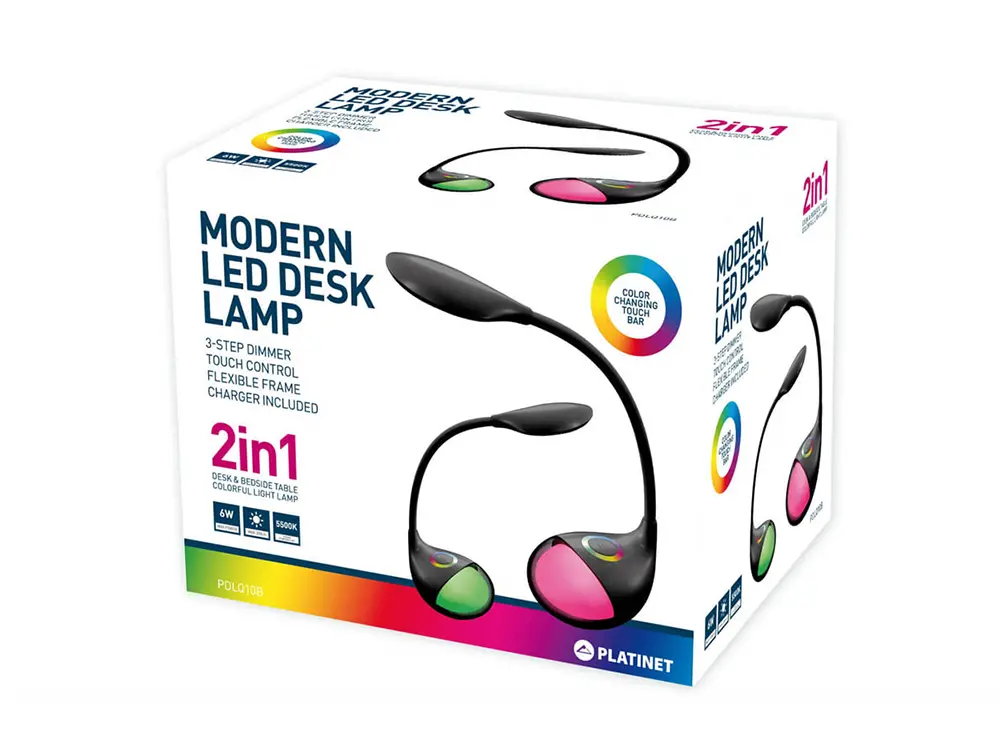 Настольная лампа Platinet DESK LAMP 6W  44347, Чёрный