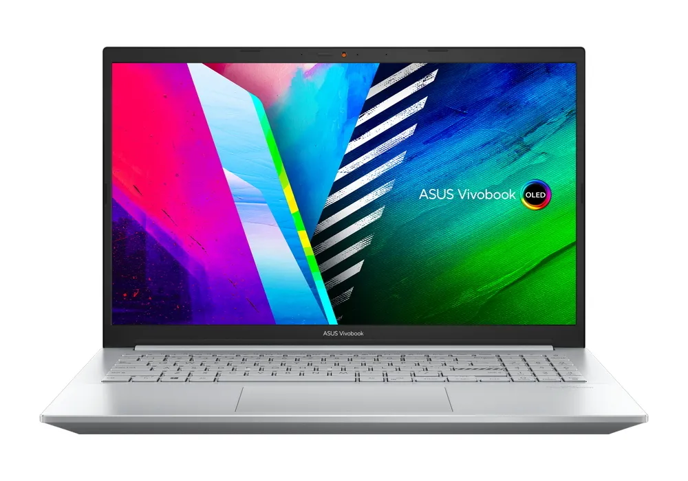 Laptop 15,6" ASUS Vivobook Pro 15 OLED M3500QA, Cool Silver, AMD Ryzen 5 5600H, 8GB/256GB, Fără SO